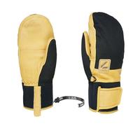 Level Rover Mitt - Moffole Snowboard e Sci Uomo in Pelle con Chiusura a Strappo, Guanti Invernali Termici Impermeabili e Traspiranti, Abbigliamento Neve per Sci e Snowboard, 1 Paio