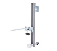 Level Tool Wall Mount Bracket | Aluminum Alloy Adjustable Holder with Bubble Level & 5 / 8in 11 Thread Adapter | Wall Mount Leveler for Tile Laying/Fixtures/Wall Art