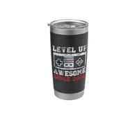 Level Up Awesome Since 2008, videogiocatore retrò per il 18° compleanno Bicchiere termico in acciaio inox doppia parete