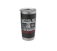 Level Up Awesome Since 2010 Videogamer retrò per il 16° compleanno Bicchiere termico in acciaio inox doppia parete