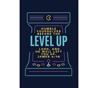 Level Up-Gaming Themed Christian Notebook James 4:10