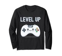 Level Up Kawaii Controller Videogiochi Giocatore Maglia a Manica