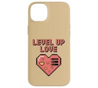 Level Up Love Pixel Heart Gaming Style - San Valentino Custodia per iPhone 14 Plus