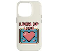 Level Up Love Pixel Heart Gaming Style - San Valentino Custodia per iPhone 14 Pro