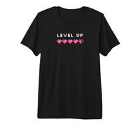 Level Up - Maglietta Grafica Pixel Art per Compleanno Maglietta Premium
