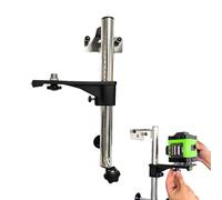 Level Wall Bracket - 30cm Metal Height Adjustable Support Pole, Leveling Tool | 360-degree Rotation, Sturdy Design, Flexible Positioning For Home Improvement, Carpentry, Furniture Installation