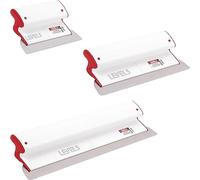 LEVEL5 5-443C 5-443C - Set di lame per raschiatura per cartongesso, corpo composito ergonomico, lama sostituibile in acciaio inox tedesco da 0,3 mm, per levigare pareti e soffitti