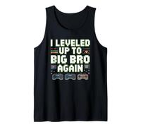 Leveled Up, Big, Brother Again Funny Sibling Present Canotta