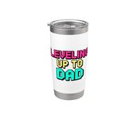 Leveling Up To Dad Bicchiere termico in acciaio inox doppia parete