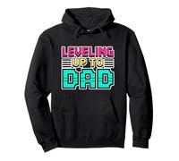 Leveling Up To Dad Felpa con Cappuccio