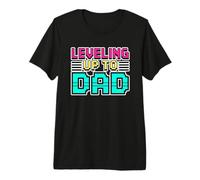 Leveling Up To Dad Maglietta Premium