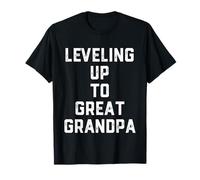 Leveling Up To Great Grandpa Expecting Great Grandfather Maglietta
