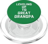 Leveling Up To Great Grandpa Expecting Great Grandfather PopSockets PopGrip per MagSafe