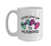 Leveling Up To Husband Game Controller Tazza Con Manico Mug Divertente Tazzine Da Caffè Per Tè Cucina Casa 330Ml