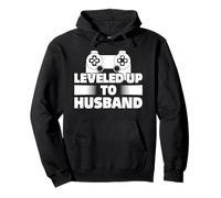 Leveling Up To Husband Gamer - Scritta per Matrimonio Felpa con Cappuccio