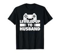 Leveling Up To Husband Gamer - Scritta per Matrimonio Maglietta