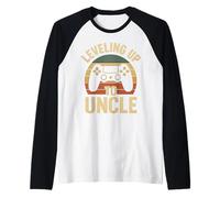 Leveling Up To Uncle Maglia con Maniche Raglan