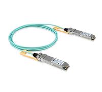 Level One Ricetrasmettitore AOC-0502 QSFP28 Fibra 103100 Mbit/s Ottico Attivo 2 m Aqua-Silber