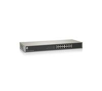 LEVELONE GSW1657 - LevelOne 16-port Gigabit switch, 19'', rack mount