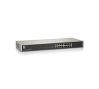 LEVELONE GSW1657 - LevelOne 16-port Gigabit switch, 19'', rack mount