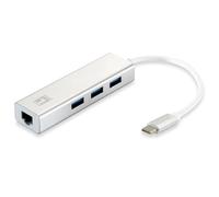 LevelOne Adattatore di rete USB USB 0503 Gigabit con hub USB