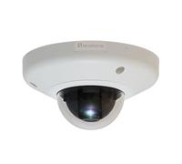 LevelOne FCS-3054 Videocamera IP a Cupola Fissa 3MP PoE 802.3af Microfono Nero