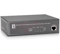 LevelOne FEP-0511 switch di rete Fast Ethernet 10/100 Supporto Power over Ethernet PoE Grigio