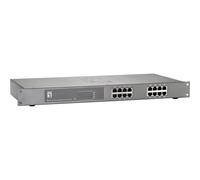 LEVELONE F161212 - Switch, 16-Port, Fast Ethernet, PoE