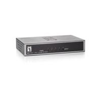 LevelOne FEU-0511 switch di rete Fast Ethernet (10/100) Nero Grigio NEW
