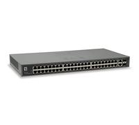 LEVELONE FGU5021 - Switch, 50-Port, Fast Ethernet, 2x Gigabit, 2x SFP/RJ45