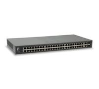 LevelOne FGU-5021 - Interruttore - Non Gestito - 48 x 10/100 + 2 X Kombi Gigabit
