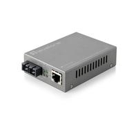 LevelOne FVS-3120 convertitore multimediale di rete 100 Mbit/s Modalità singola Grigio