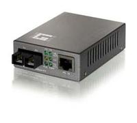 Levelone FVT-0103TXFC RJ45 a SC Fast Ethernet Media Converter NEW