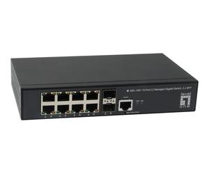 LevelOne GEL-1061 KILBY 10-Port-L2-Gigabit Switch Hub / Switch GEL-1061