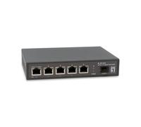 LevelOne GEP-0625 - Switch di rete, 6 porte da 2,5 GbE, 8 x PoE+, 57 W
