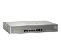 LevelOne GEP-0821 Switch 8 x/1000 PoE Switch di rete WLAN 1 Gbps 8-port TCP/IP