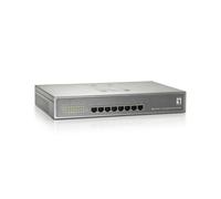 LevelOne GEP-0821 switch di rete Gigabit Ethernet (10/100/1000) Supporto Power over (PoE) Grigio [GEP-0821]