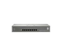 LevelOne GEP-0822 switch di rete Gigabit Ethernet (10/100/1000) Supporto Power over (PoE) Grigio [570739]