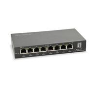 LevelOne GEP-0823 switch di rete Gigabit Ethernet 10/100/1000 Supporto Power over Ethernet PoE Nero