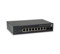 LEVELONE GEP1051 - 10-port Gigabit Ethernet switch, PoE, SFP