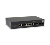 LEVELONE GEP1051 - 10-port Gigabit Ethernet switch, PoE, SFP