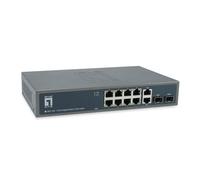 LevelOne GEP-1221 switch di rete Non gestito Gigabit Ethernet 10/100/1000 Supporto Power over Ethernet PoE Nero