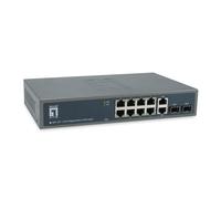 LevelOne GEP-1221 switch di rete Non gestito Gigabit Ethernet (10/100/1000) Supporto Power over Ethernet (PoE) Nero