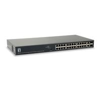 LEVELONE GEP2651 - Switch, 26 porte, Gigabit Ethernet, 24x PoE, 2x SFP/RJ45