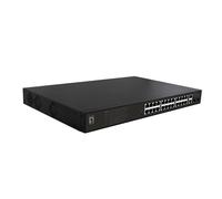 Levelone GEP-2821 Gigabit Switch POE 24 POE Output 2x Gigabit RJ45 NEW
