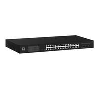 LevelOne GEP-2841 switch di rete Gestito L2 Gigabit Ethernet (10/100/1000) Supporto Power over Ethernet (PoE) 1U Nero