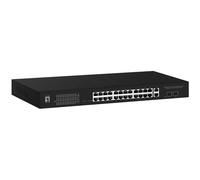 LevelOne GEP-2841 switch di rete Gestito L2 Gigabit Ethernet 10/100/1000 Supporto Power over Ethernet PoE 1U Nero