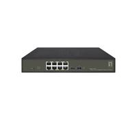 LevelOne - GES-2110P switch di rete Gestito L2 Gigabit Ethernet (10/100/1000) Supporto Power over Ethernet (PoE) Nero - SPEDIZIONE GRATUITA