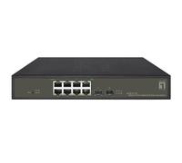LevelOne - GES-2110P switch di rete Gestito L2 Gigabit Ethernet (10/100/1000) Supporto Power over Ethernet (PoE) Nero - SPEDIZIONE GRATUITA