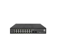 LEVELONE GES2118 - Switch, 18 porte, Gigabit Ethernet, SFP